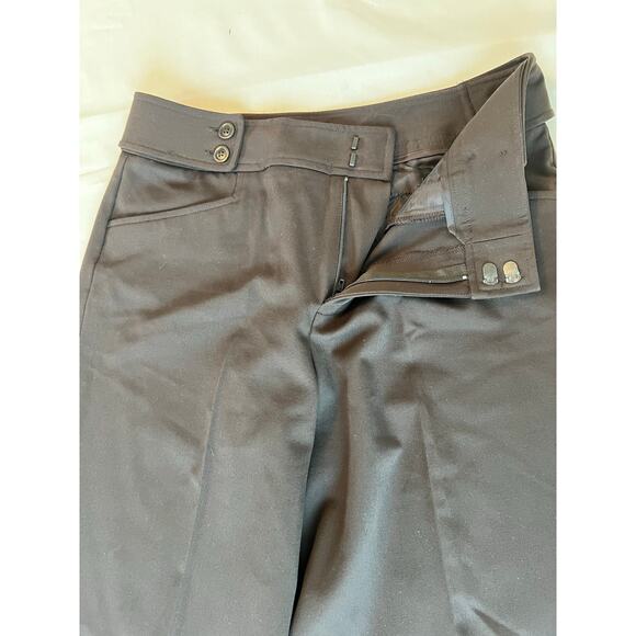 Nine West cropped wide leg capri pant size 2 chocolate brown pockets VTG Y2K - Picture 2 of 8